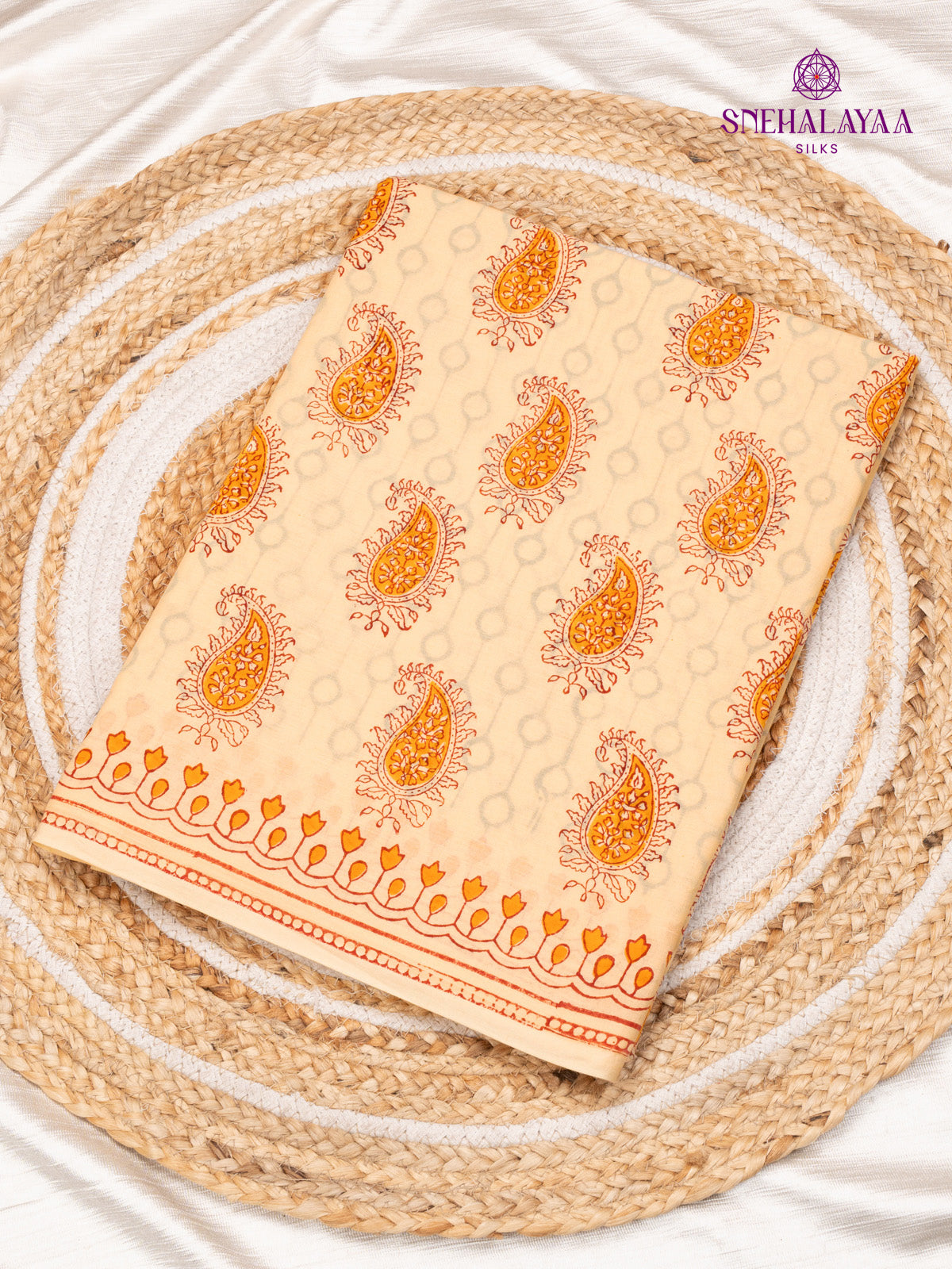 Sandal Jaipur Cotton Saree